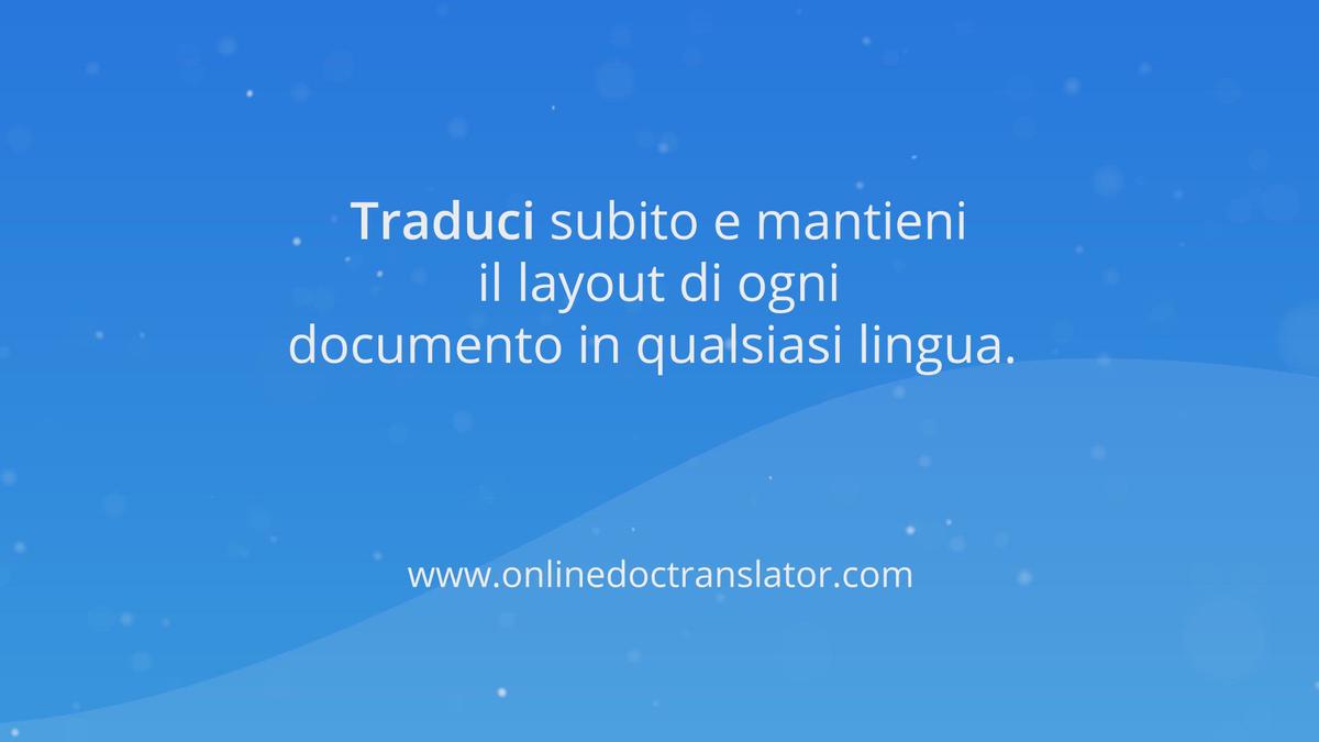 'Video thumbnail for Doc Translator: Come si usa il traduttore di documenti?'